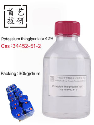 ポタシウムチオグリコート 42% 無色液体 密度 1.25g/cm3